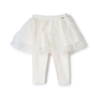 日本童裝 pe#main 薄紗裙連緊身褲 80-130cm 女童款 冬季 SKIRTS PANTS