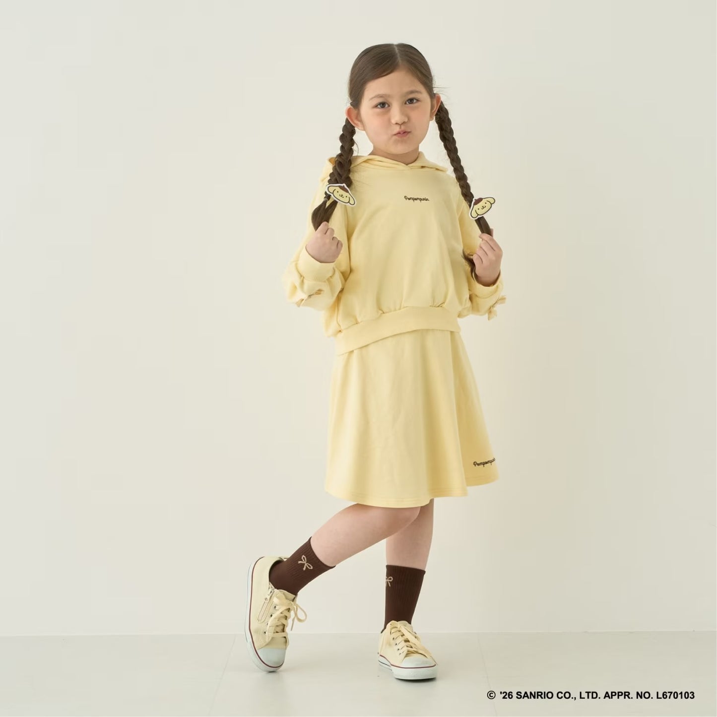 Japanese children's clothing Ly# mine tank top and shorts set 100-150cm girls summer TOPS PANTS 