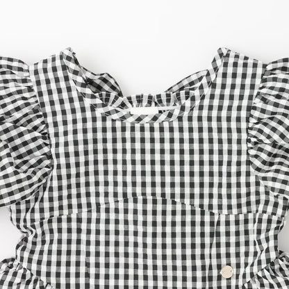 日本童裝 pe#main 泡泡袖連身裙 80-130cm 女童款 夏季 DRESSES