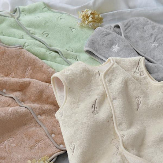 日本直送 日本製 法蘭絨背心睡袋 80-130cm 男童款/女童款 秋冬季 睡袋系列