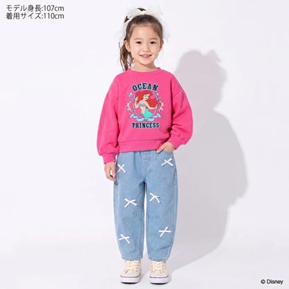 日本童裝 BDL x Disney 公主印花衛衣 100-130cm 女童款 秋季 TOPS