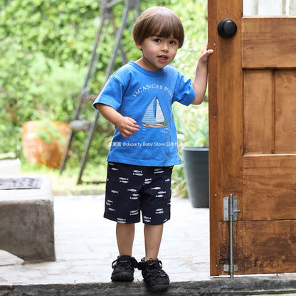 Japanese children's clothing pe#main casual shorts 80-130cm boys' summer PANTS 
