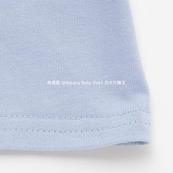 Japanese children's clothing pe#main contact cool embroidered top 80-130cm girls summer TOPS 