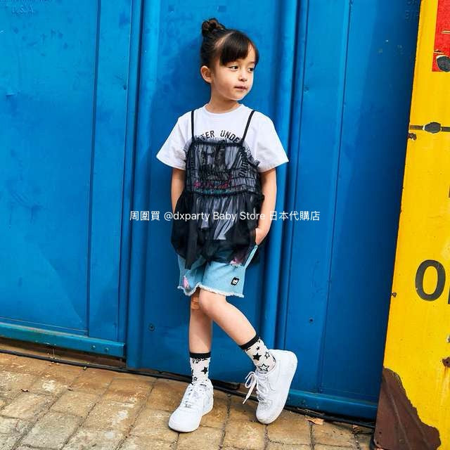 Japanese children's clothing X-girl Stages tassel shorts 90-140cm girls summer PANTS 