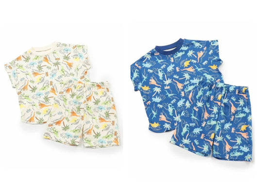 Japanese BREEZE Pajamas 80-140cm Boys' Summer Pajamas 