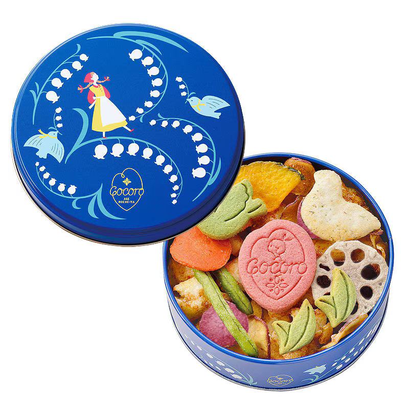 日本直送 麻布十番Cocoro 會帶來幸運的米菓禮罐  新年行運發財特輯 Happy New Year 馬年 限定手信
