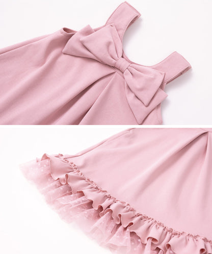 Japanese children's clothing panpantutu bow heart skirt 80-140cm girls summer dresses 