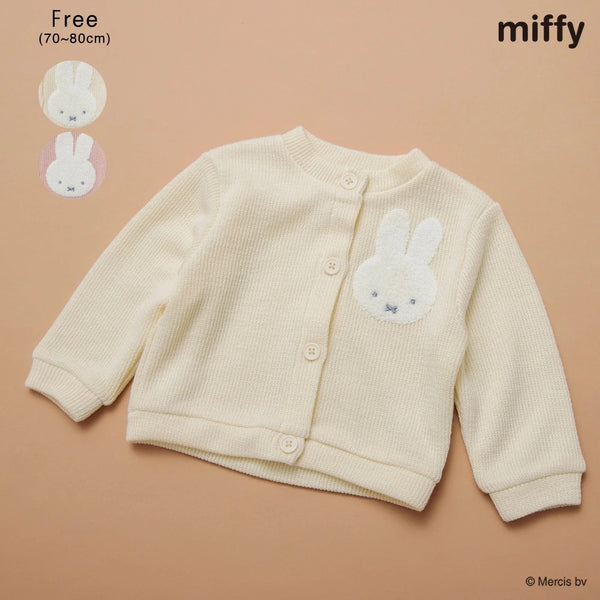 日本童裝 Branshes x miffy 針織外套 70-80cm 女童款 初生嬰兒 夏季 OUTERWEAR