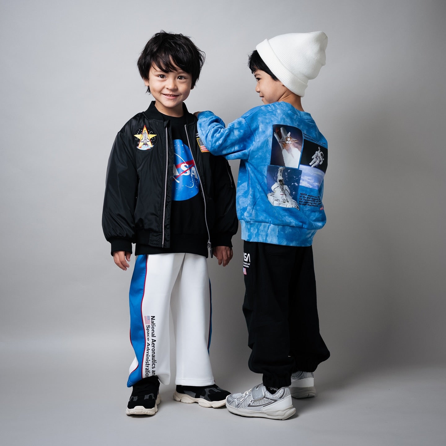 現貨區1-2日寄出--日本童裝 Birthday Nasa衛衣/外套 120cm 男童款 秋季 TOPS OUTERWEAR