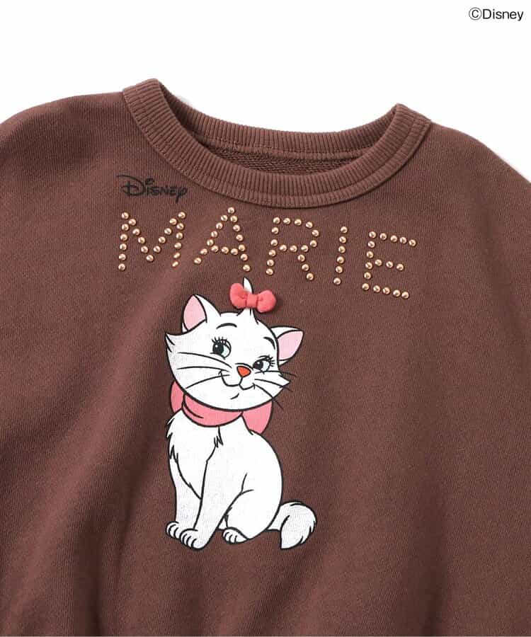 日本童裝 BREEZE x Disney Marie 拼紗衛衣 90-140cm 女童款 冬季 Tops