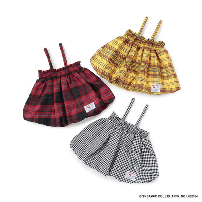 日本童裝 Ly# mine x Sanrio 4Way 前後兩著 可變上衣 可變短裙 100-140cm 女童款 冬季 TOPS SKIRTS
