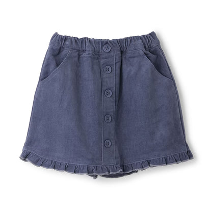 日本童裝 Ly# mine 荷葉邊燈芯絨裙褲 100-140cm 女童款 秋季 PANTS