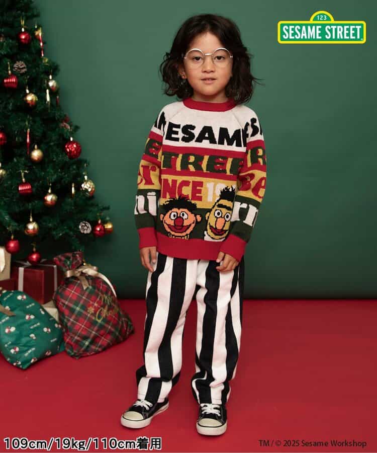 日本童裝 BREEZE x Sesame Street 冷衫 80-140cm 男童款/女童款 冬季 TOPS
