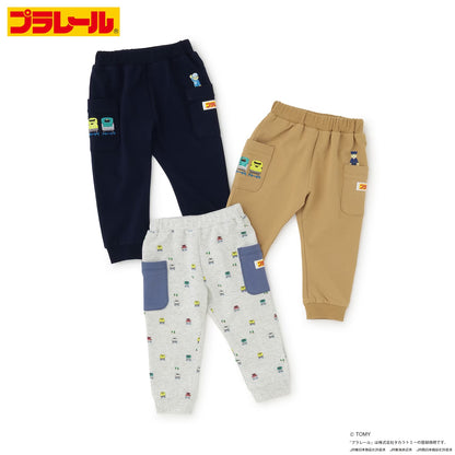 日本童裝 pe#main x 新幹線 雙口袋長褲 80-130cm 男童款 秋季 TOPS 鐵路系列