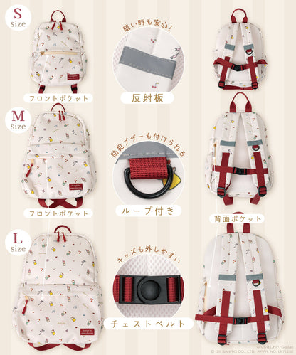 日本直送 panpantutu x Sanrio x くらはしれい 防水系列 可繡名 背囊 S-L 包系列 其他品牌