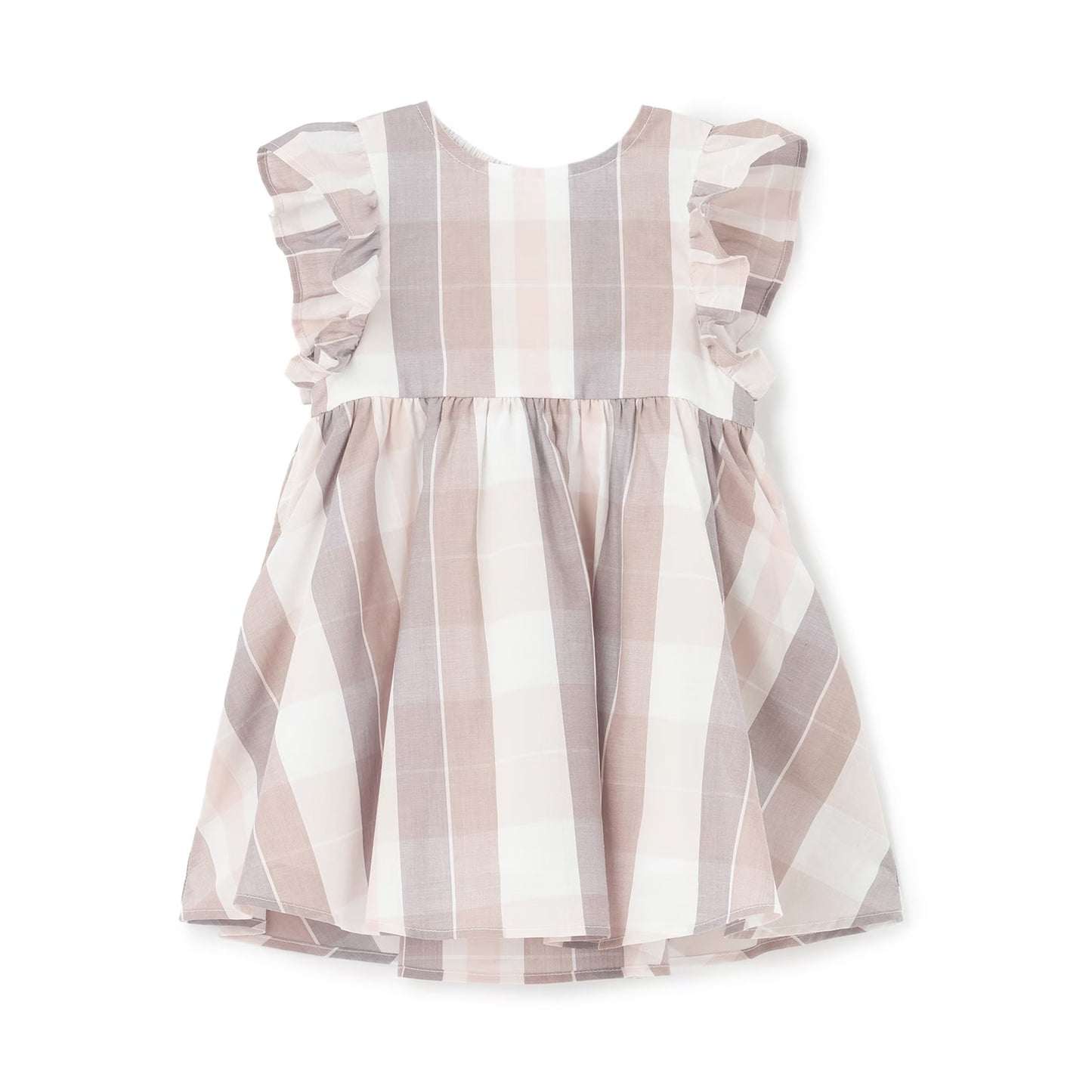 日本童裝 pe#main 格子喇叭身裙 80-130cm 女童款 夏季 DRESSES
