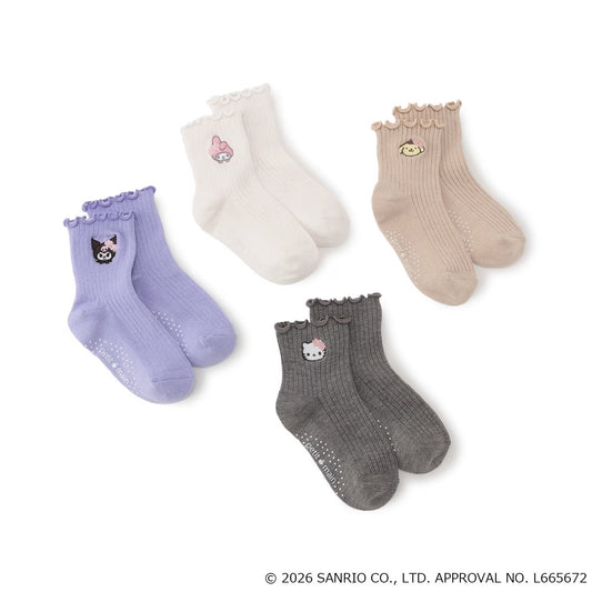 日本直送 pe#main x 【Sanrio】襪一對 11-20cm 襪系列