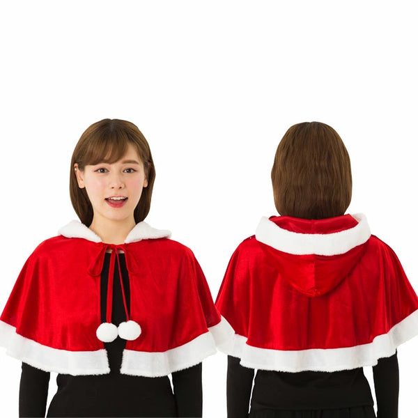 日本直送 聖誕斗篷套裝 Free Size 大人款 Christmas 聖誕服裝/飾物配件 聖誕快樂特輯