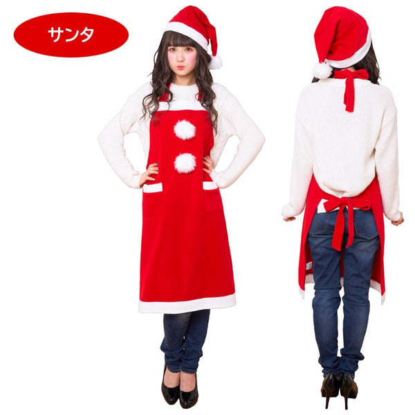 日本直送 頭飾圍裙套裝 Free Size 大人款 Christmas 聖誕服裝/飾物配件 聖誕快樂特輯