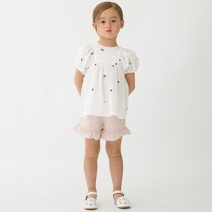 日本童裝 pe#main 水陸兩用 沙灘花邊短褲 80-130cm 女童款 PANTS 夏日玩水泳衣特輯