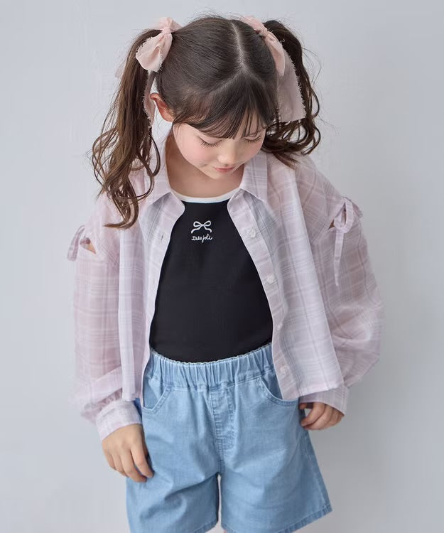 日本童裝 aF#a325 吊帶上衣 110-160cm 女童款 夏季 TOPS