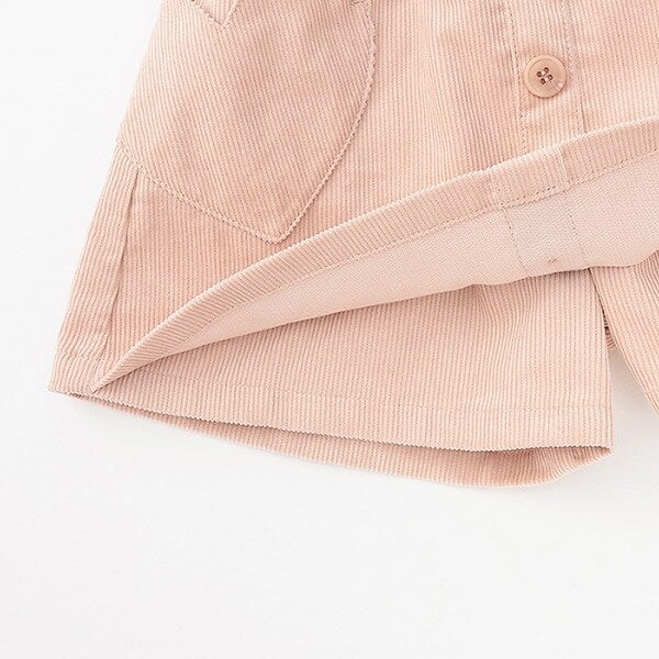 日本童裝 Ly# mine 心型口袋燈芯絨裙褲 100-150cm 女童款 秋季 PANTS