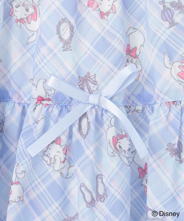 日本童裝 aF#a325 x Disney Marie 格子短裙 110-160cm 女童款 夏季 SKIRTS