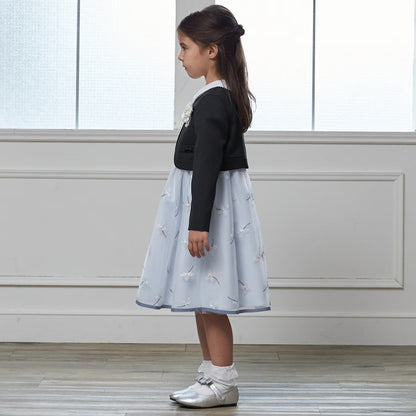 日本童裝 pe#main 禮服兩件套裝 110-130cm 女童款 冬季 OUTERWEAR DRESSES 面試/宴會/表演