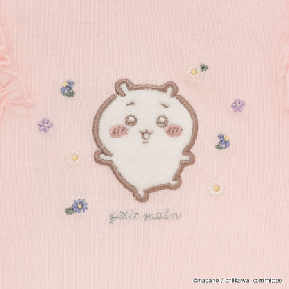 日本童裝 pe#main x Chiikawa 蕾絲肩袖上衣 80-130cm 女童款 夏季 TOPS