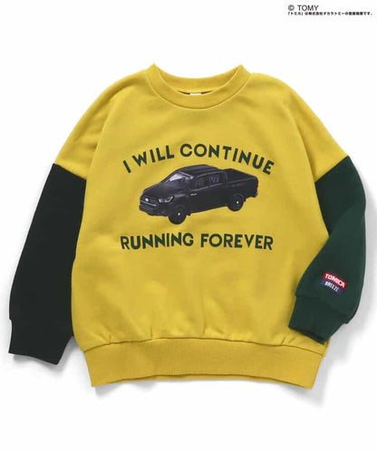 日本童裝 BREEZE x TOMICA 衛衣 80-130cm 男童款 冬季 TOPS 聖誕紅/新年紅