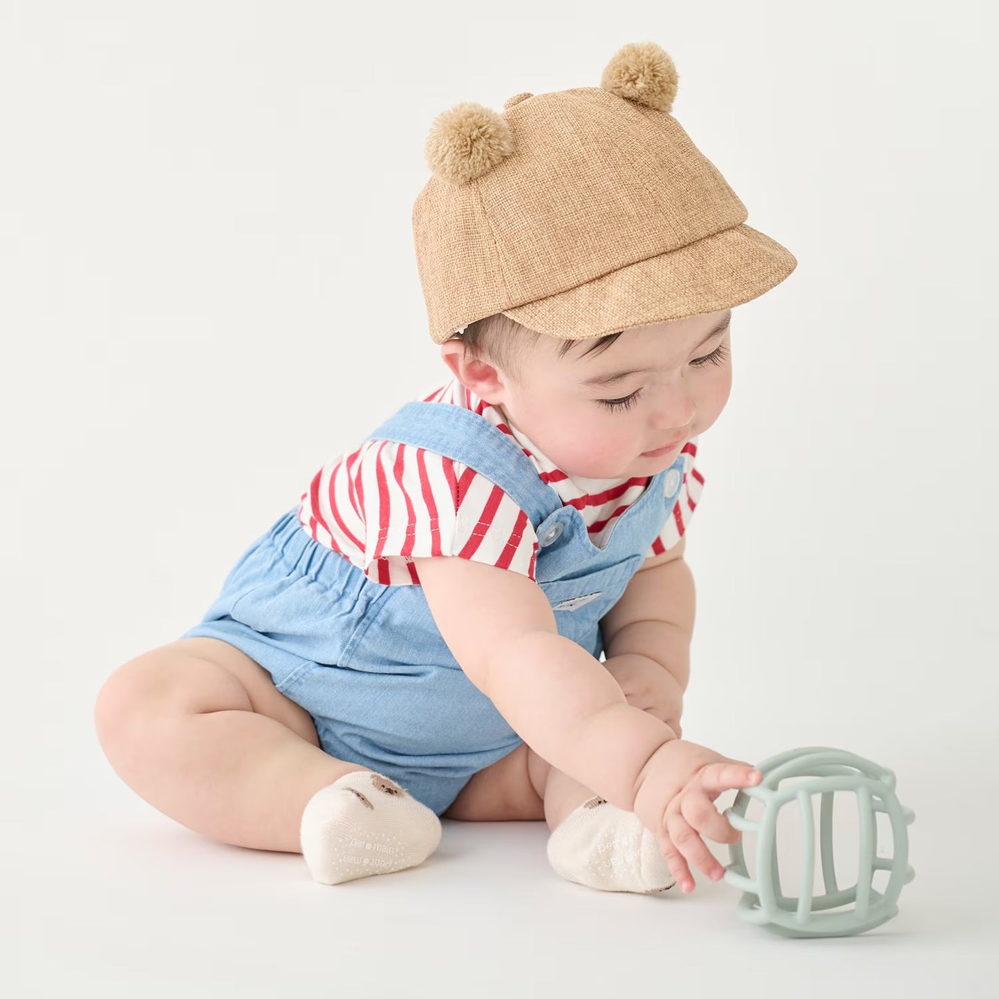 日本童裝 pe#main 上衣及吊帶連體褲 70-80cm 男童款 初生嬰兒 夏季 TOPS Jumpsuit