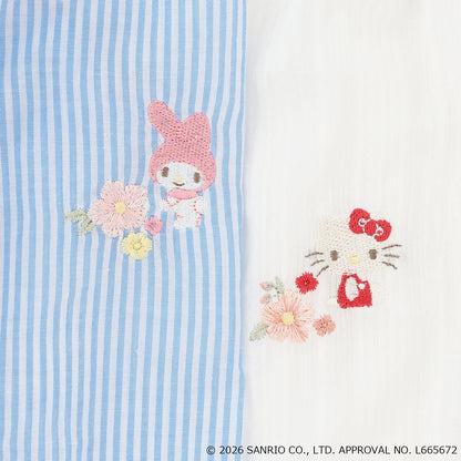 日本童裝 pe#main x 【Sanrio】刺繡圖案連身裙 90-130cm 女童款 夏季 DRESSES