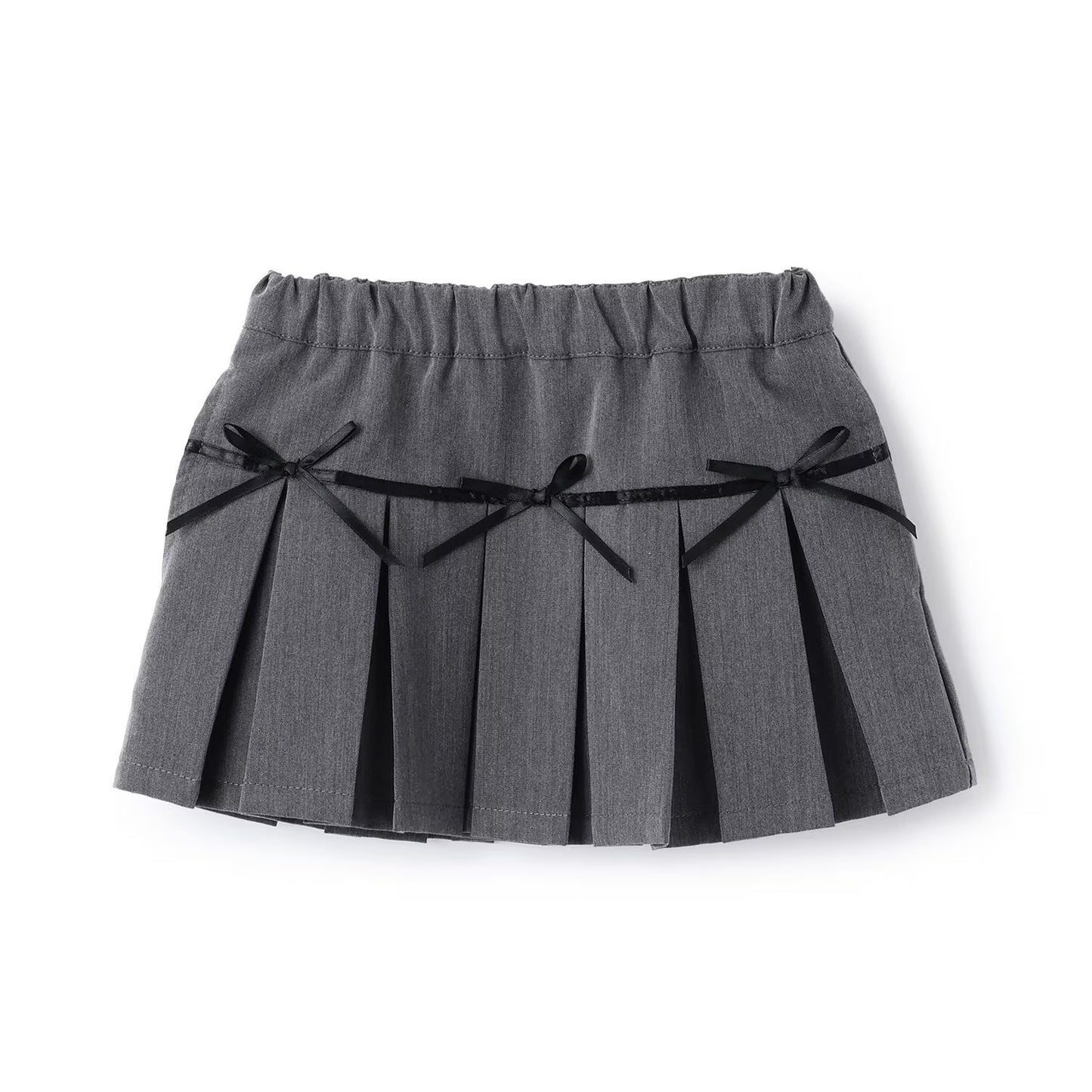 日本童裝 Ly# mine 百摺短裙 100-150cm 女童款 冬季 SKIRTS 聖誕紅/新年紅