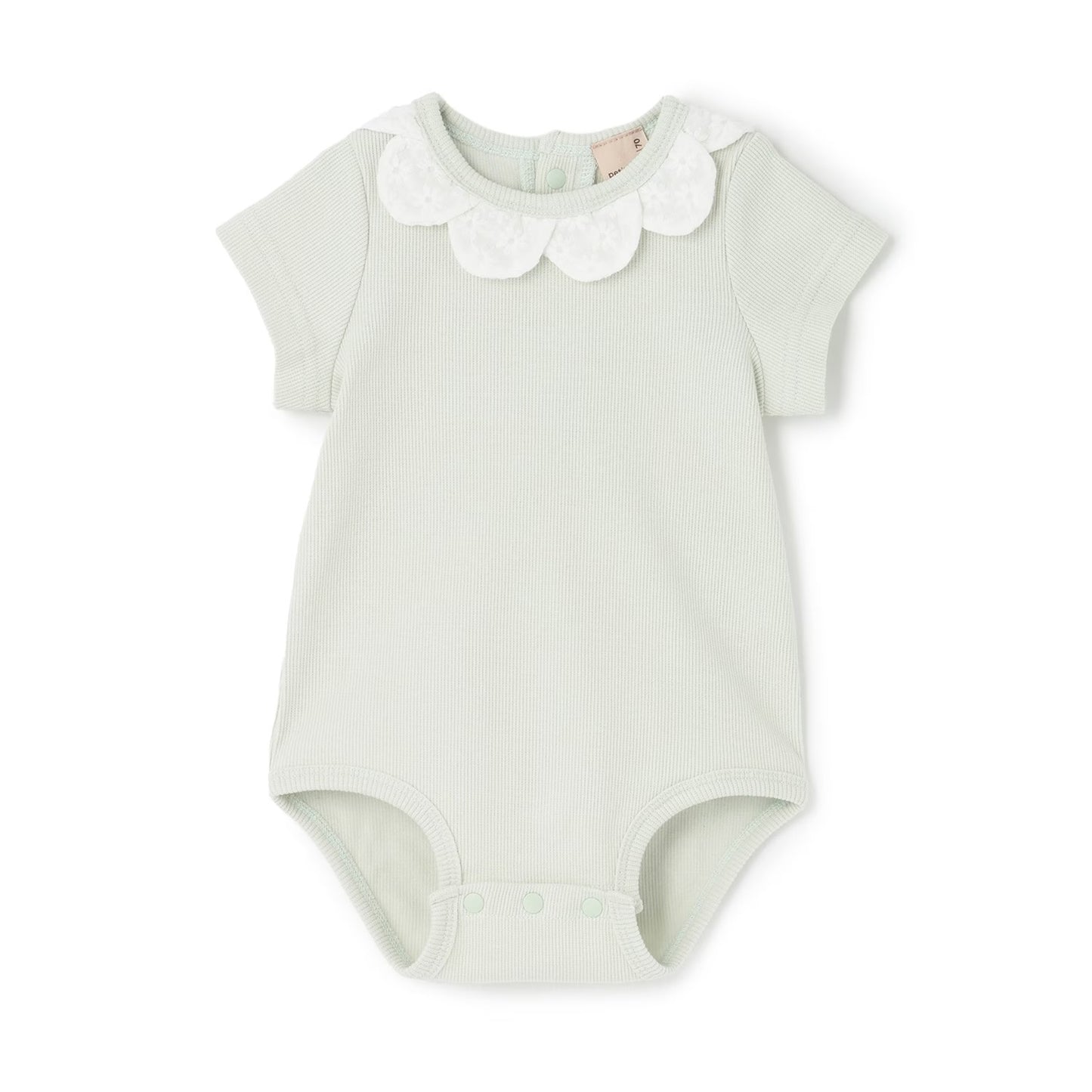 日本童裝 pe#main 碎花領連衣70-80cm 女童款 初生嬰兒 夏季 Jumpsuit