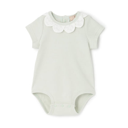 日本童裝 pe#main 碎花領連衣70-80cm 女童款 初生嬰兒 夏季 Jumpsuit