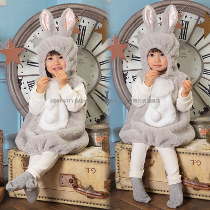Cute bunny 80-90cm boys/girls Halloween cosplay costume Halloween ghost special AAA 