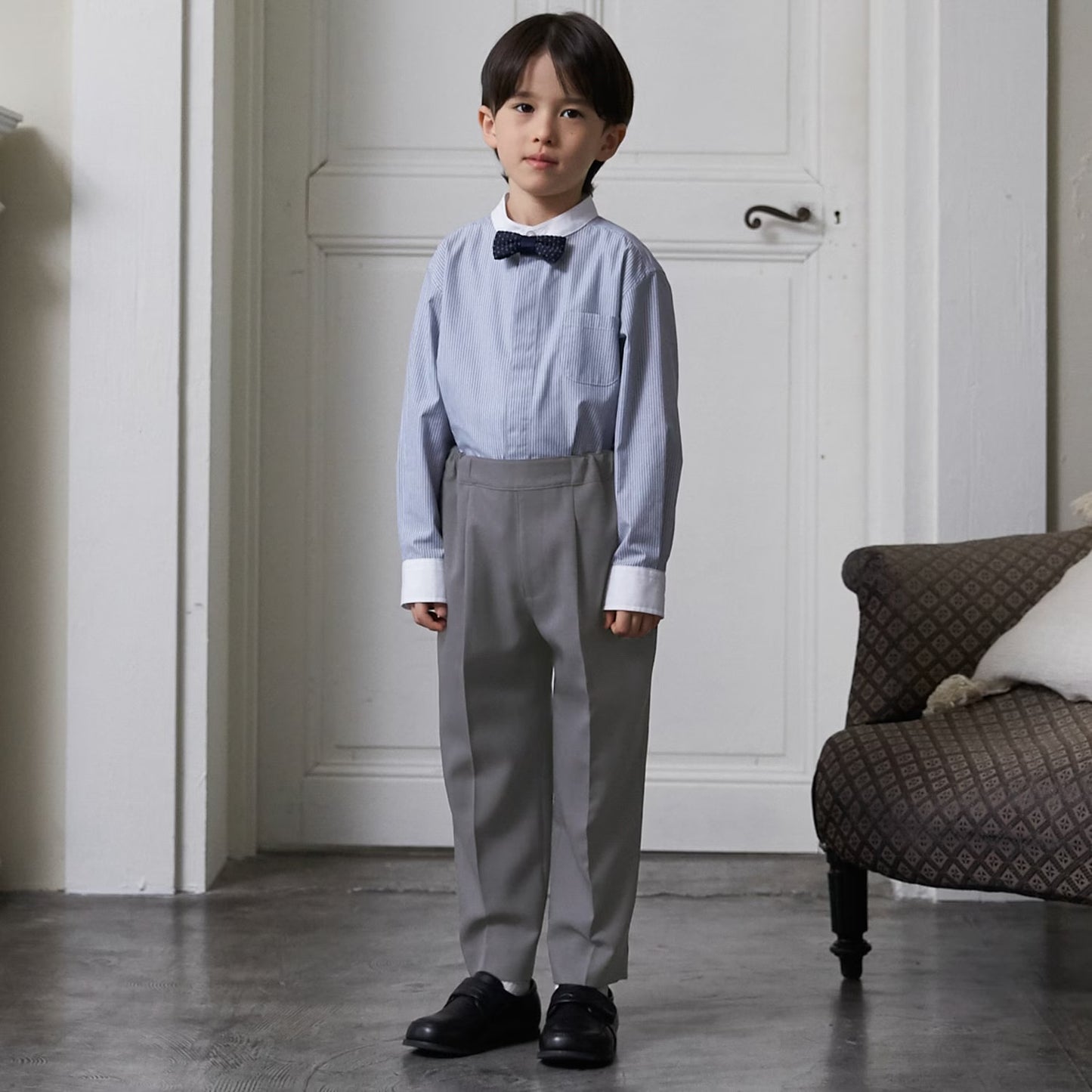 日本童裝 pe#main 禮服三件套裝 110-130cm 男童款 冬季 OUTERWEAR TOPS PANTS 面試/宴會/表演 【日本預售：2026年2月中旬】