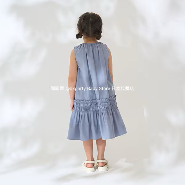 Japanese children's clothing Ly# mine bow vest dress 100-150cm girls summer dresses 