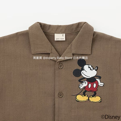Japanese children's clothing pe#main x Disney shirt 80-130cm boys' summer TOPS 