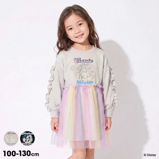 日本童裝 BDL x Disney 公主薄紗連身裙 100-130cm 女童款 秋季 DRESSES