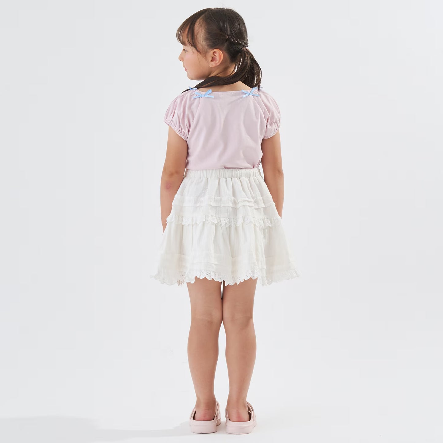 Japanese children's clothing Ly# mine tank top and shorts set 100-150cm girls summer TOPS PANTS 