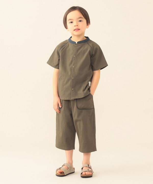 日本童裝 BE#AMS mini 水陸兩用 吸水速乾 襯衫 90-140cm 男童款 夏季 PANTS 夏日玩水泳衣特輯