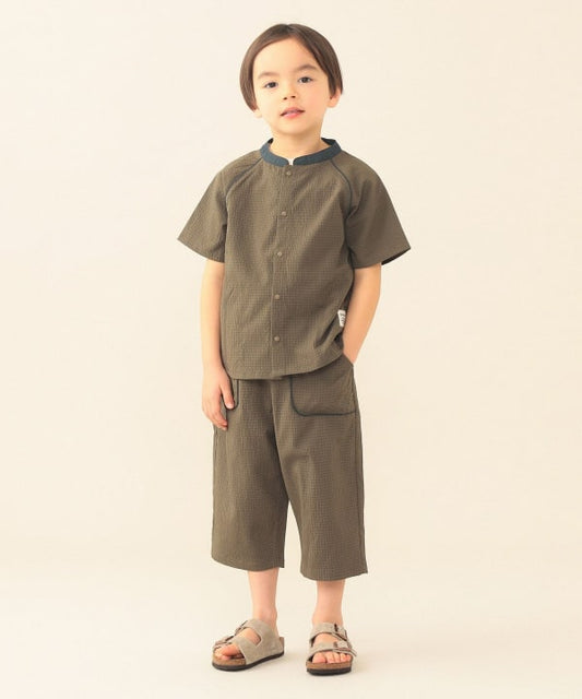 日本童裝 BE#AMS mini 水陸兩用 吸水速乾 襯衫 90-140cm 男童款 夏季 PANTS 夏日玩水泳衣特輯