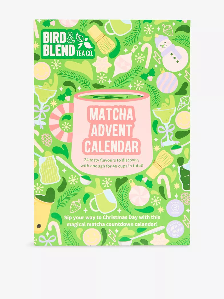 日英美直送 BIRD & BLEND TEA CO. Matcha advent calendar 314g 聖誕倒數日曆 大人款 聖誕快樂特輯 不參與$900免運 滿$900可加$25免運到順豐站/智能櫃 Christmas Advent Calendars 2026
