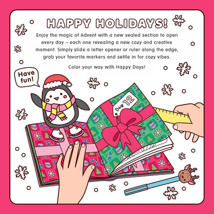 日英美直送 Cozy Coloring Book Bundle Advent Calendar 聖誕倒數日曆 兒童款 聖誕快樂特輯 不參與$900免運 滿$900可加$25免運到順豐站/智能櫃 Christmas Advent Calendars 2026