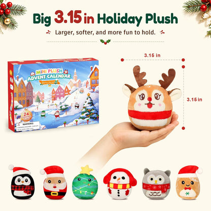 日英美直送 Cute Plush Toys Advent Calendar 聖誕倒數日曆 大人款/兒童款 聖誕快樂特輯 不參與$900免運 滿$900可加$25免運到順豐站/智能櫃 Christmas Advent Calendars 2026