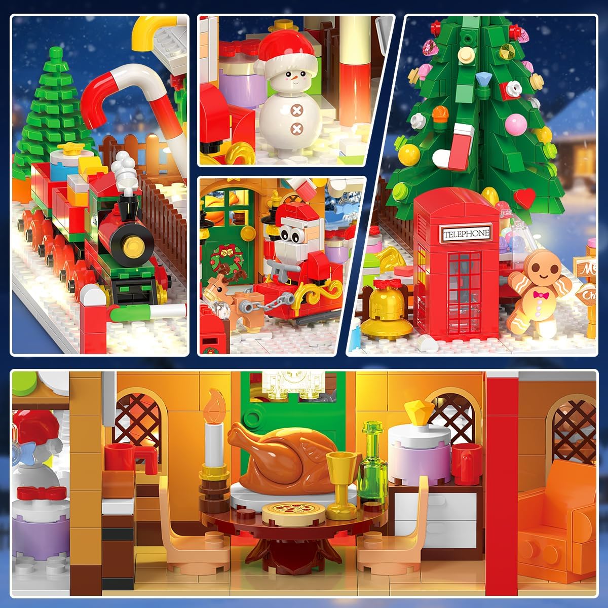 英美直送 LED Gingerbread House Mini Building Set 聖誕倒數日曆 大人款/兒童款 聖誕快樂特輯 聖誕倒數日曆A 不參與$900免運 滿$900可加$25免運 Christmas Advent Calendars 2025