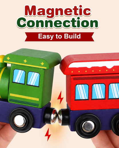日英美直送 Wooden Magnetic Train Toy Advent Calendar 聖誕倒數日曆 兒童款 聖誕快樂特輯 不參與$900免運 滿$900可加$25免運到順豐站/智能櫃 Christmas Advent Calendars 2026