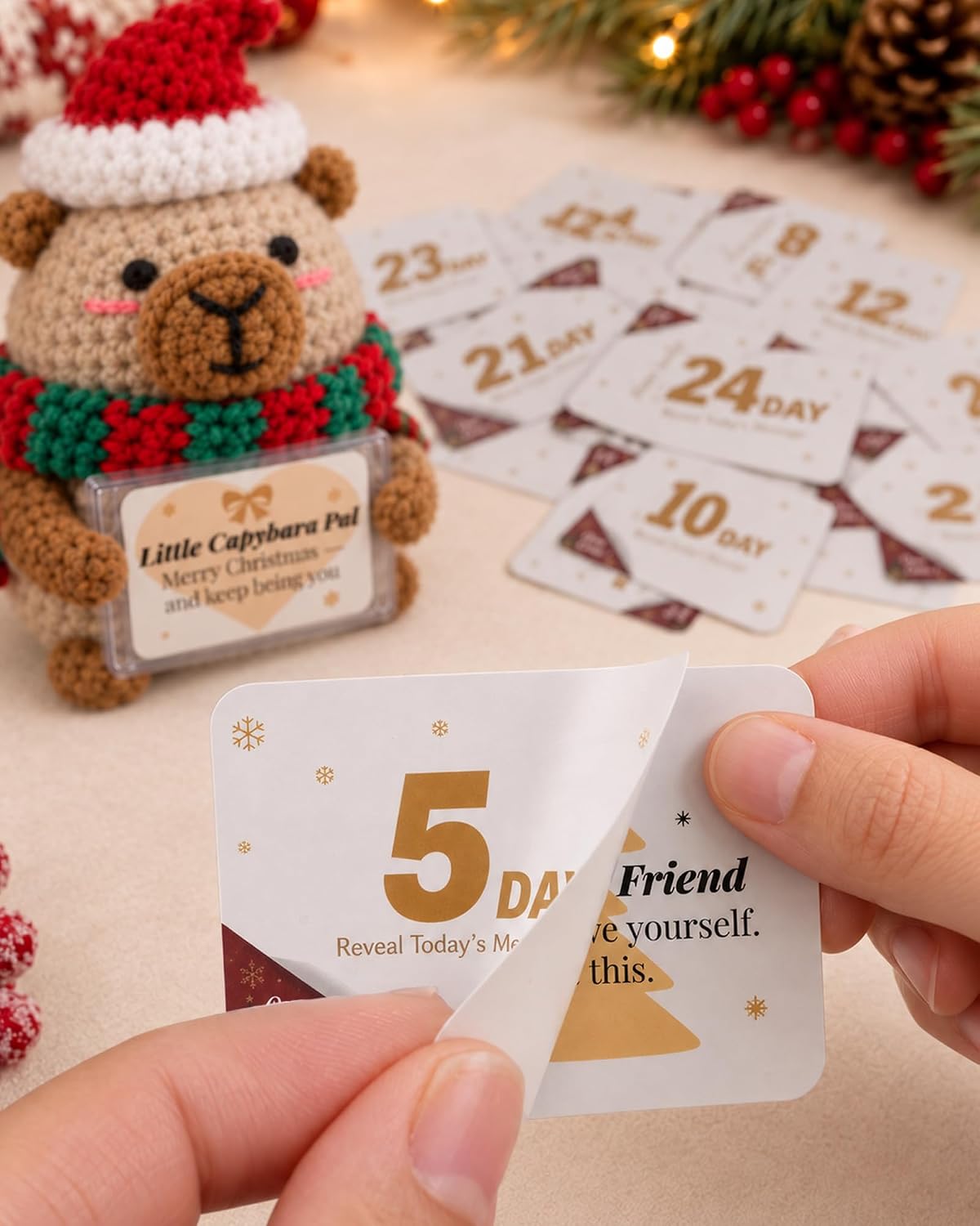 日英美直送 Crochet with 24 Affirmation Cards Advent Calendar 聖誕倒數日曆 大人款/兒童款 聖誕快樂特輯 不參與$900免運 滿$900可加$25免運到順豐站/智能櫃 Christmas Advent Calendars 2026
