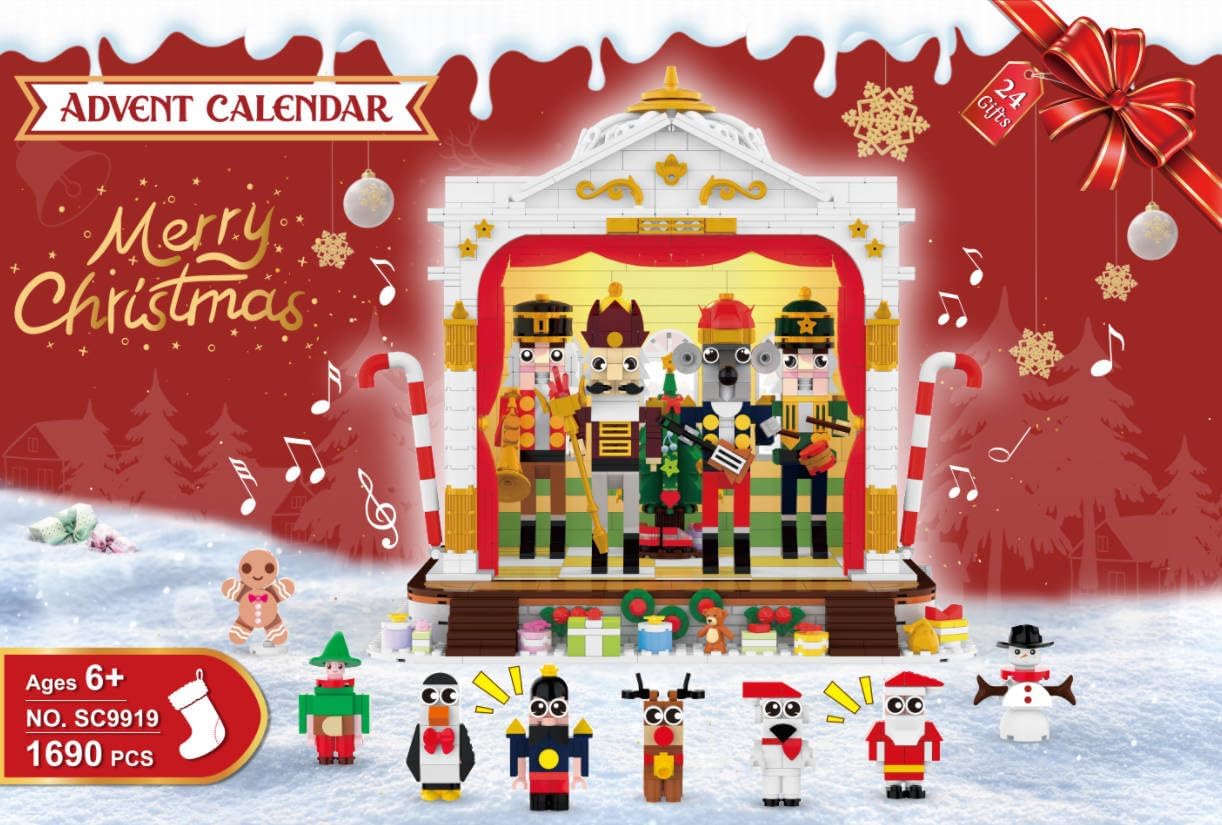 英美直送 LED Nutcracker Theater 聖誕倒數日曆 大人款/兒童款 聖誕快樂特輯 聖誕倒數日曆A 不參與$900免運 滿$900可加$25免運 Christmas Advent Calendars 2025